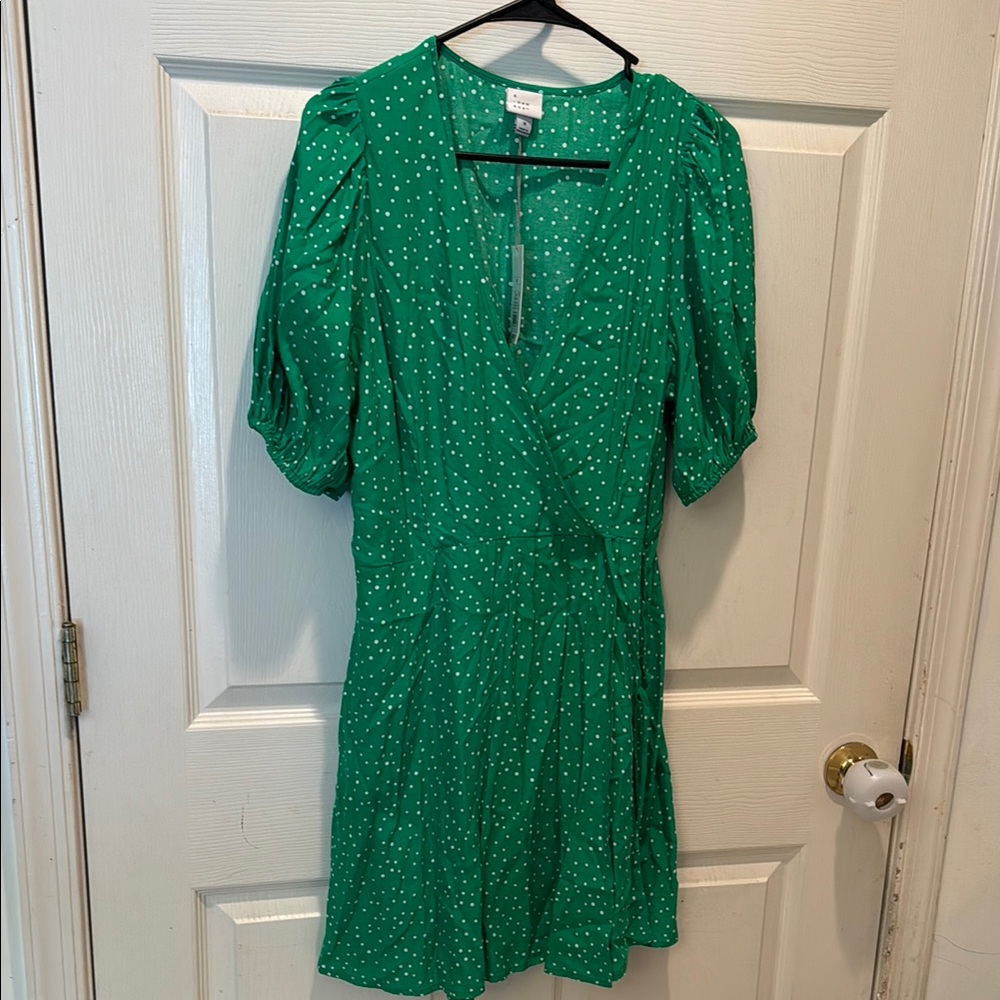 Green Polka Dot Dress